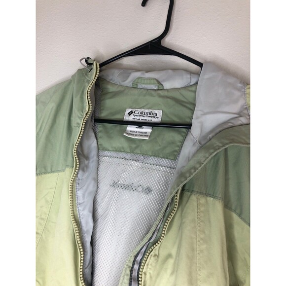 Vintage Columbia Insulated Coat Size Small Full Zipper Green Pockets - Picture 3 of 7